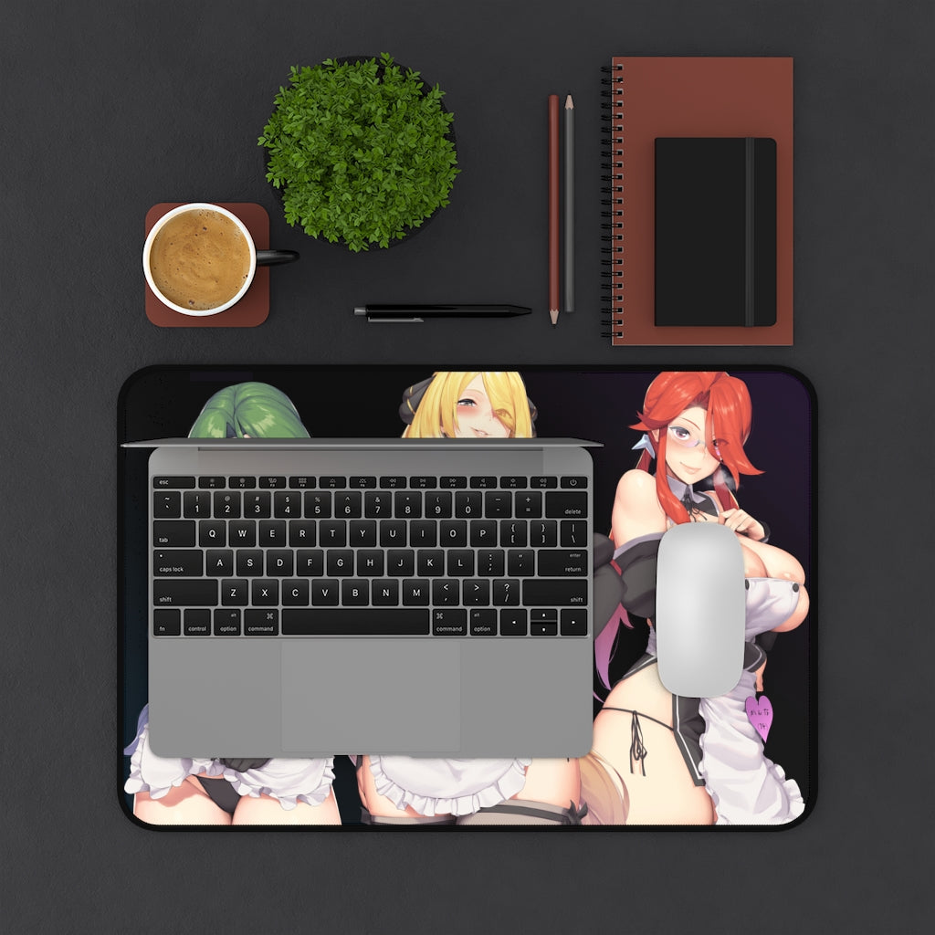 Sexy Pokemon MILFs Desk Mat - Big Waifu Tits Mousepad