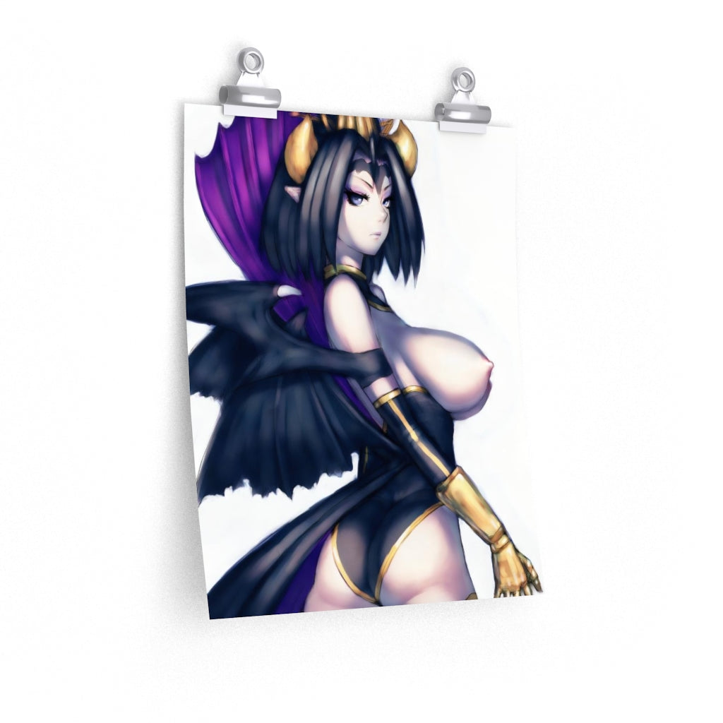 Lilithmon Digimon Poster - Lewd Premium Matte Vertical Poster - Adult Wall Art