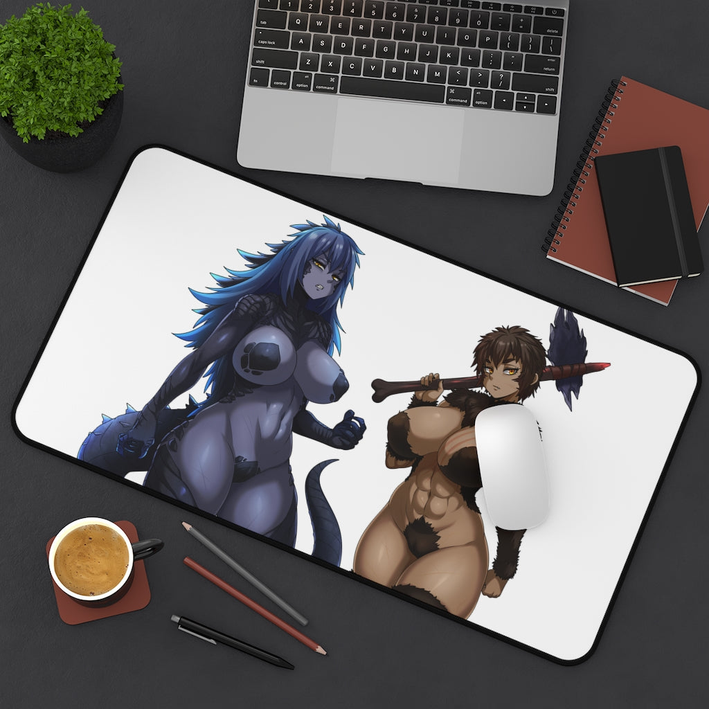 Godzilla Vs Kong Sexy Mousepad - Big Tits Anthro Monster XXL Desk Mat - Ecchi Desk Pad