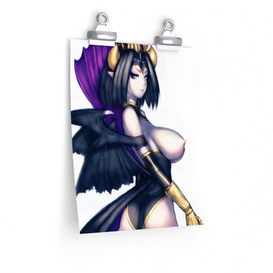 Lilithmon Digimon Poster - Lewd Premium Matte Vertical Poster - Adult Wall Art