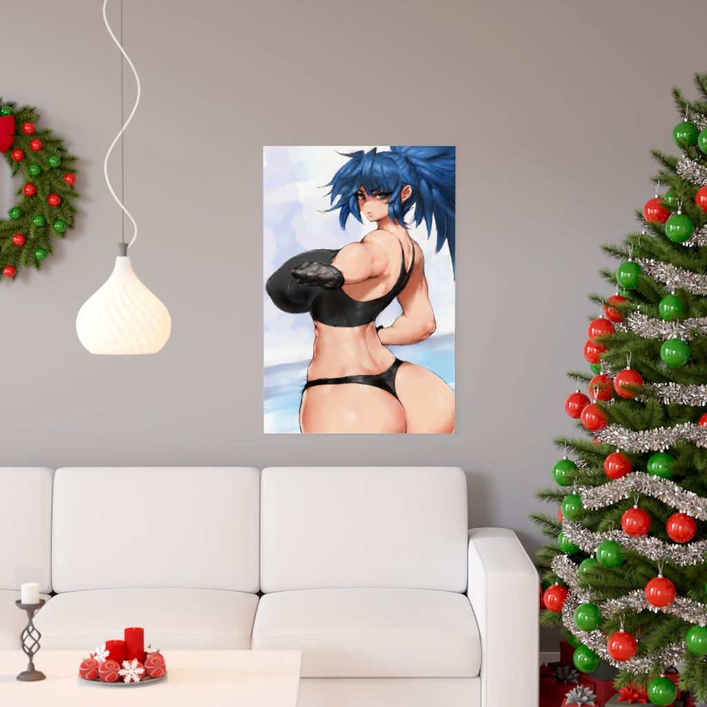 Leona Heidern The King Of Fighters Poster - Lewd Premium Matte Vertical Poster - Adult Wall Art