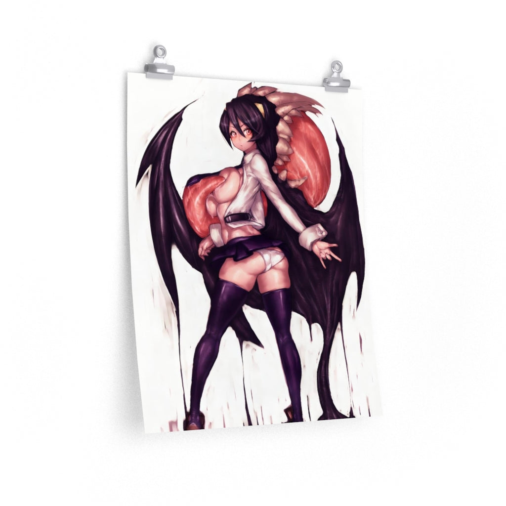 Filia and Samson Skullgirls Poster - Lewd Premium Matte Vertical Poster - Adult Wall Art