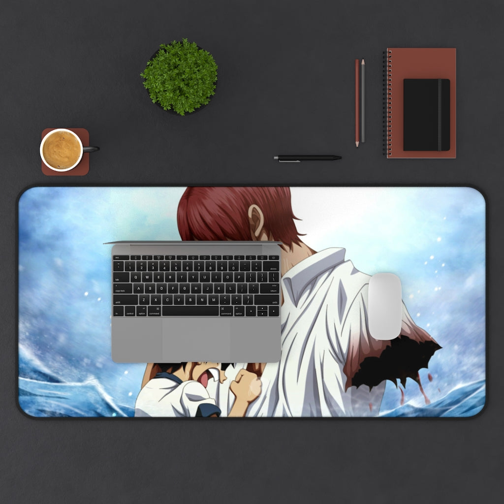 Shanks & Luffy - One Piece Large Mouse Pad / Desk Mat - The Mouse Pads Ninja Home Decor