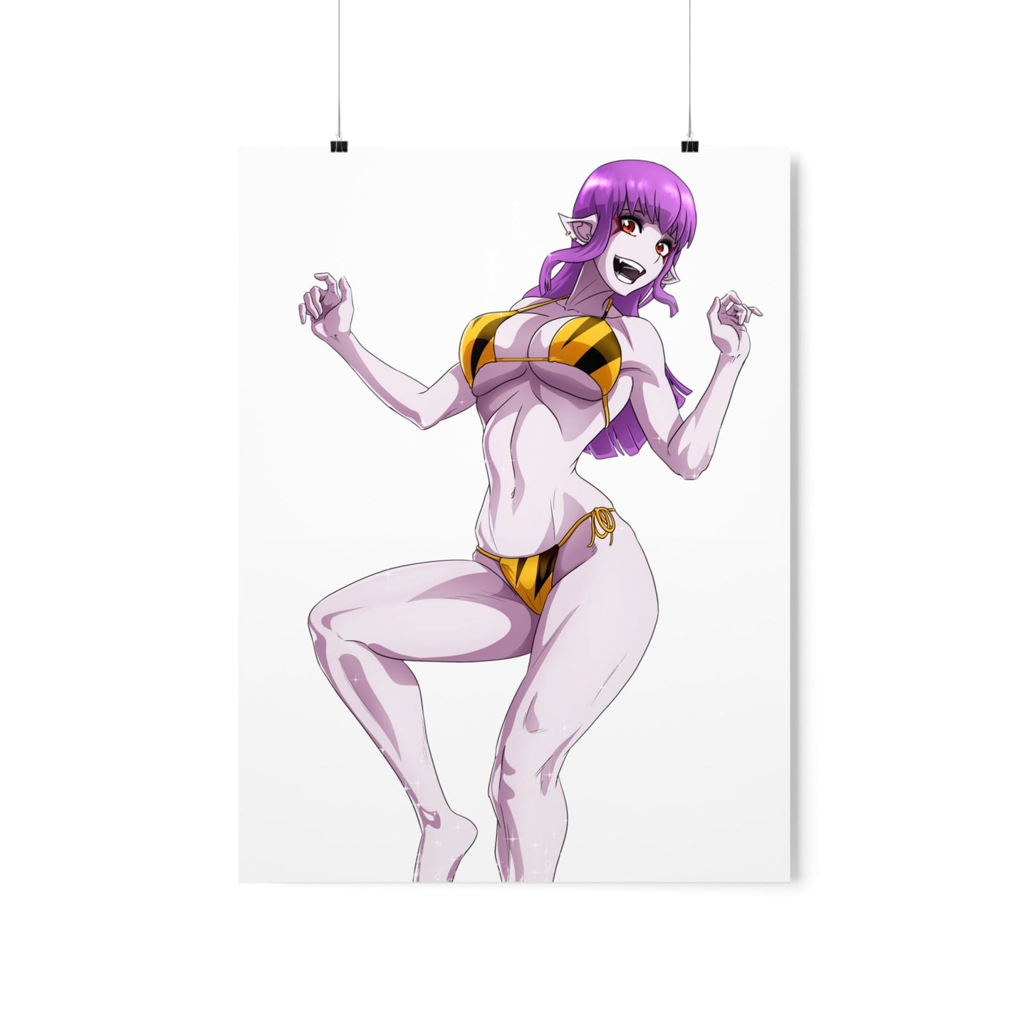 Solo Leveling Poster - Premium Matte Vertical Poster - Esil Radiru Bikini Waifu Ecchi Anime Wall Art Decor