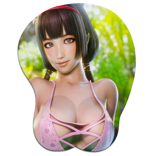 Anime 3D Boobs mousepad with Wrist Rest | Sexy Oppai Mouse pad for PC | Oppai mousepad with wrist support