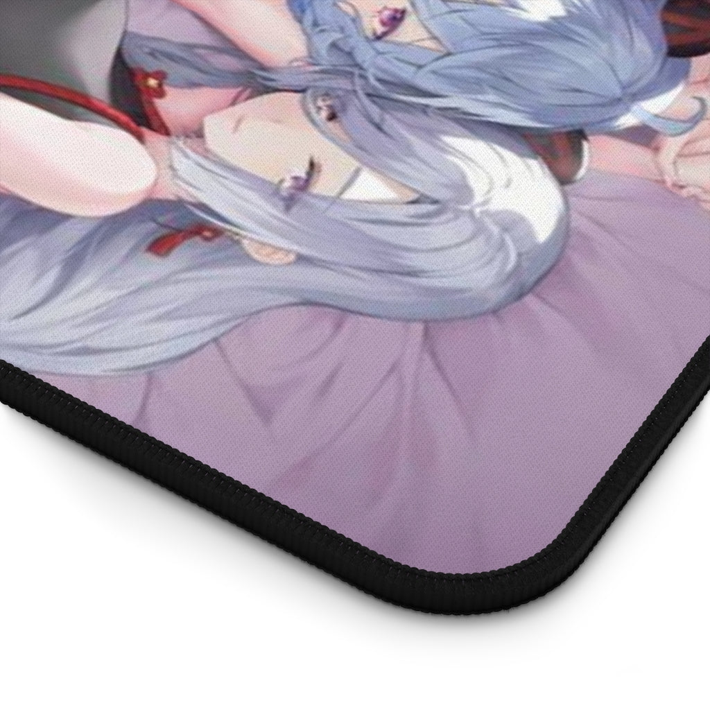 Sexy Waifus Ganyu Keqing and Shenhe Genshin Impact Desk Mat - Non Slip Mousepad - Sexy Girls Playmat