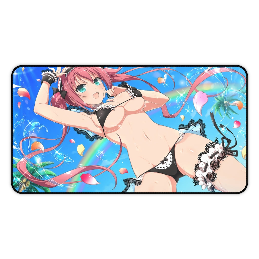 Sexy Bikini Maid Queen's Blade Desk Mat - Non Slip Mousepad