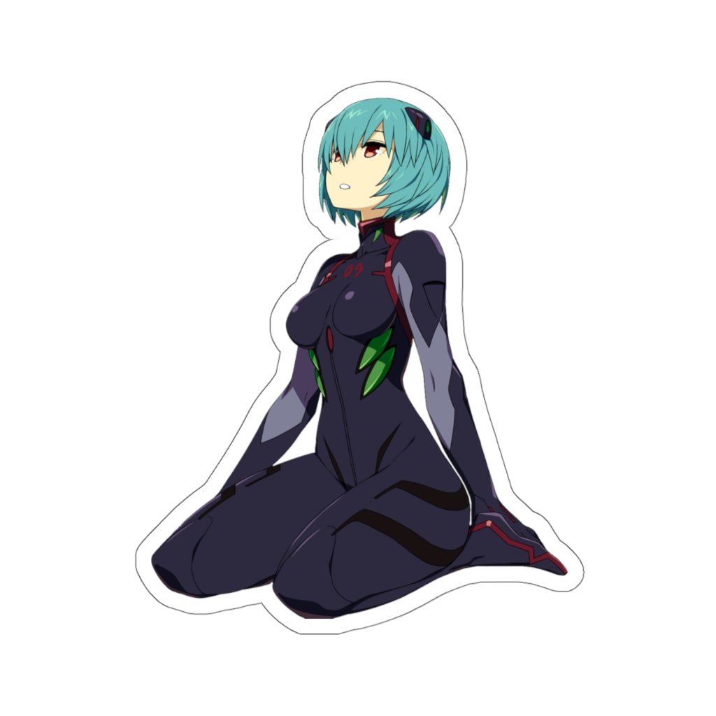 Neon Genesis Evangelion Waterproof Sticker - Ecchi Anime Vinyl Decal - Ayanami Rei Dark Bodysuit