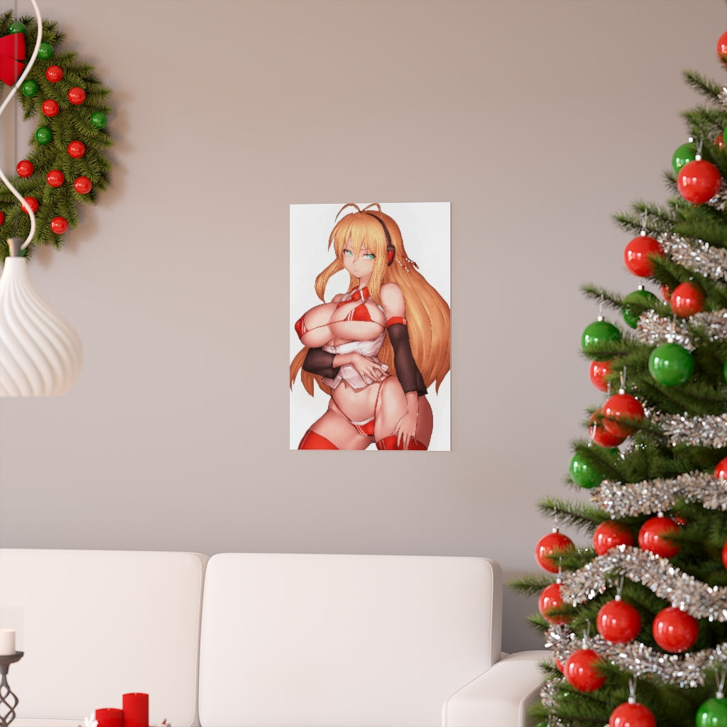 Tsurumaki Maki Voiceroid Poster - Lewd Premium Matte Vertical Poster - Adult Wall Art