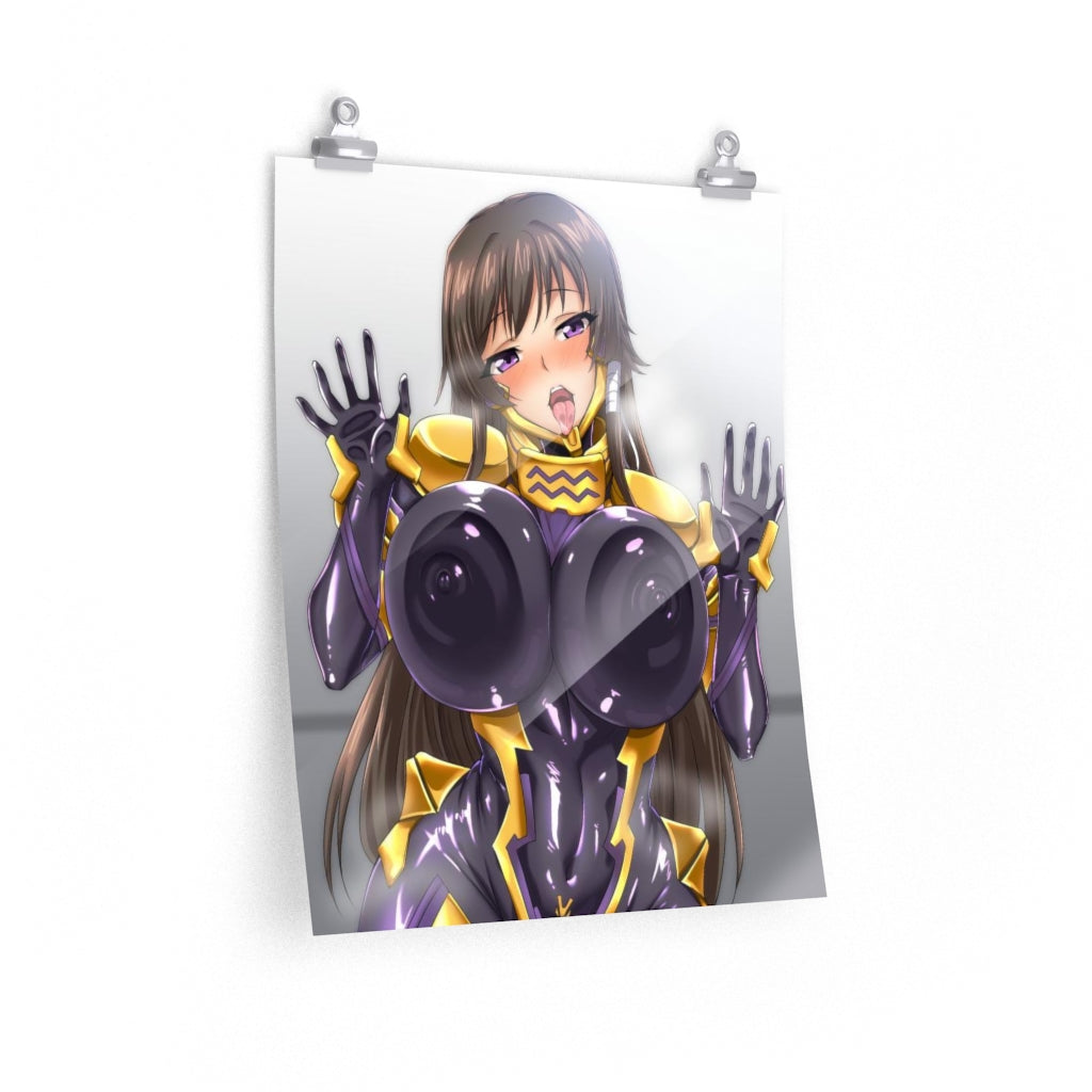 Takamura Yui Muvluv Boobs Press Poster - Lewd Premium Matte Vertical Poster - Adult Wall Art