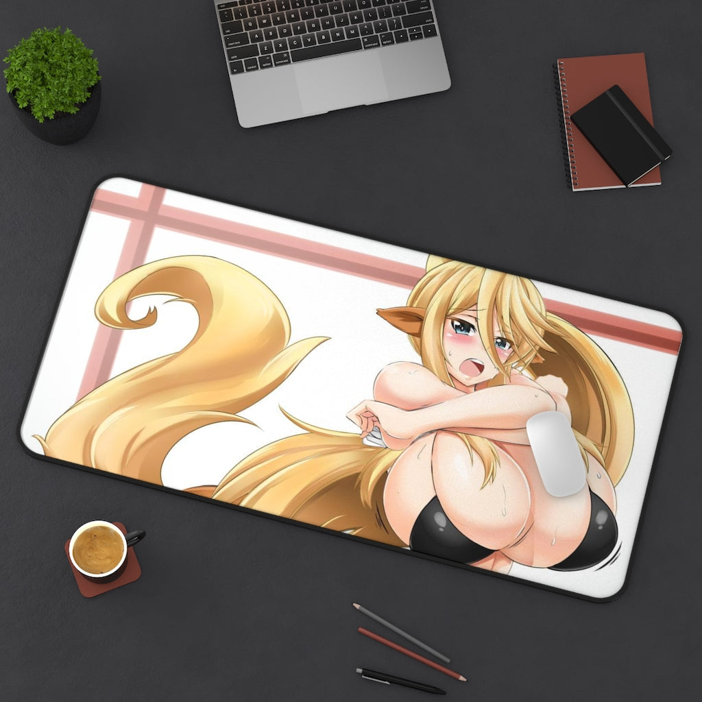 Monster Musume Sexy Mousepad - Centorea Shianus Big Boobs Anime Desk Mat - Ecchi Furry Monster Girl Playmat