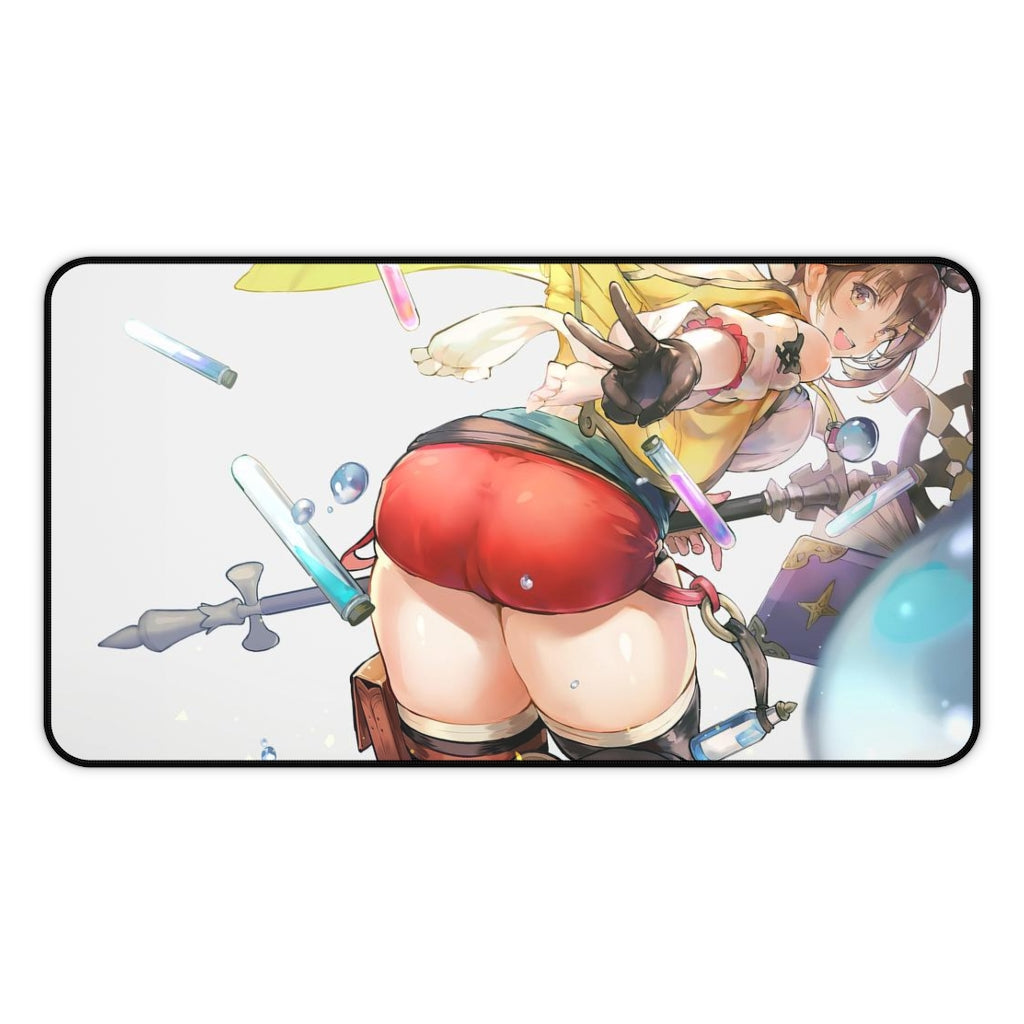 Atelier Ryza Sexy Mousepad - Huge Ass Reisalin Stout Desk Mat - Ecchi Gaming Playmat