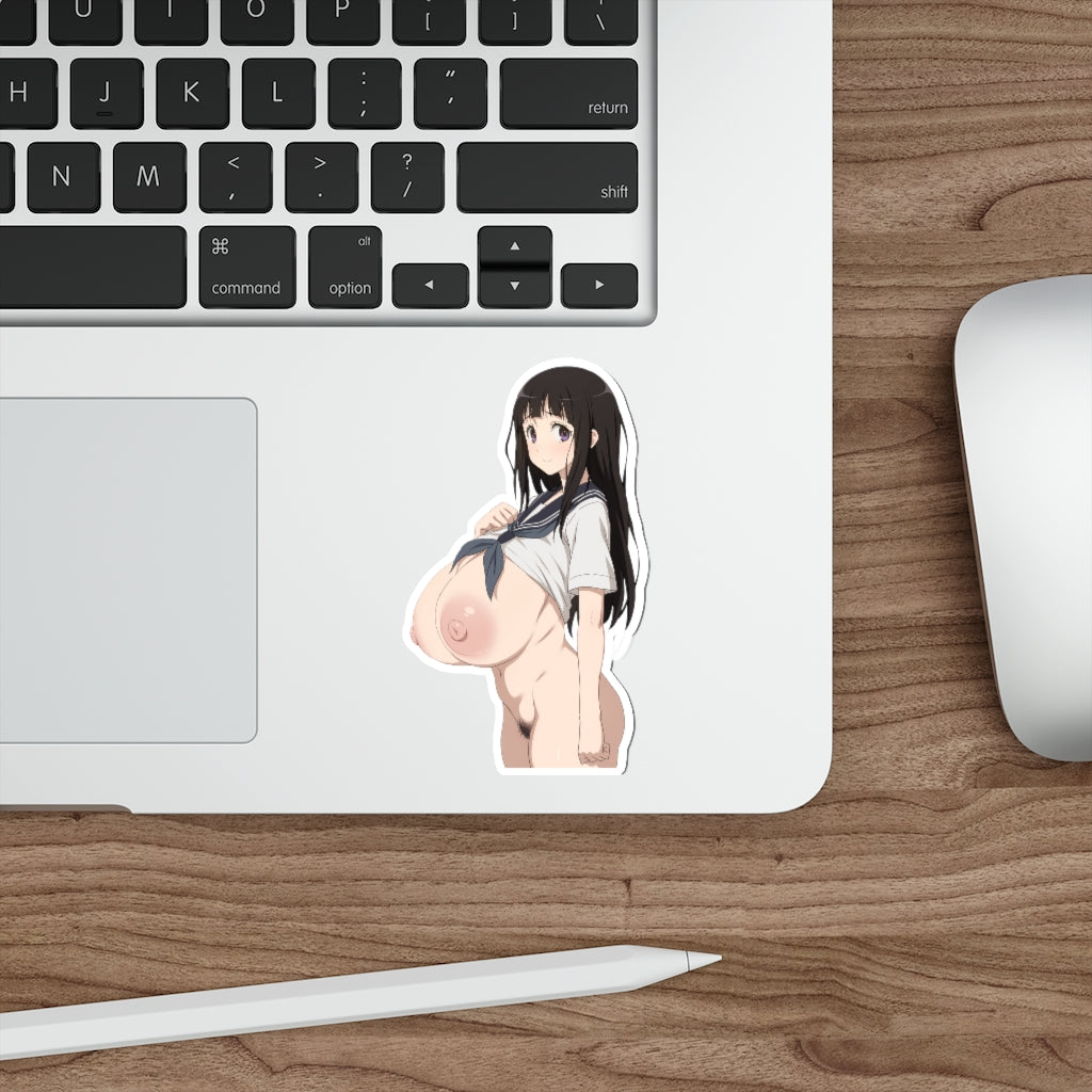 Huge Tits Chitanda Eru Seifuku Hyouka Hentai Waterproof Sticker - Ecchi Vinyl Decal