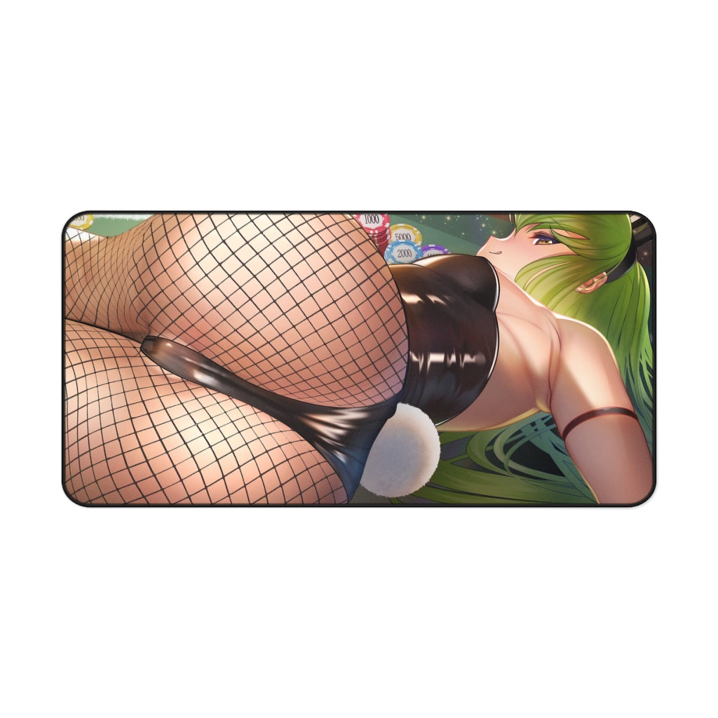 Code Geass Anime Mousepad - C.C. Bunny Girl - Large Desk Mat - Ecchi Mouse Pad - Sexy Butt Playmat