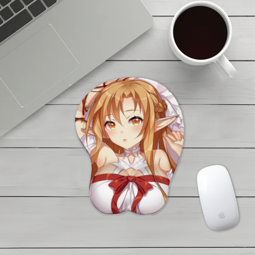 3D Silicone Mousepad | Oppai Mouse Pad | Silicone chest  mousepad