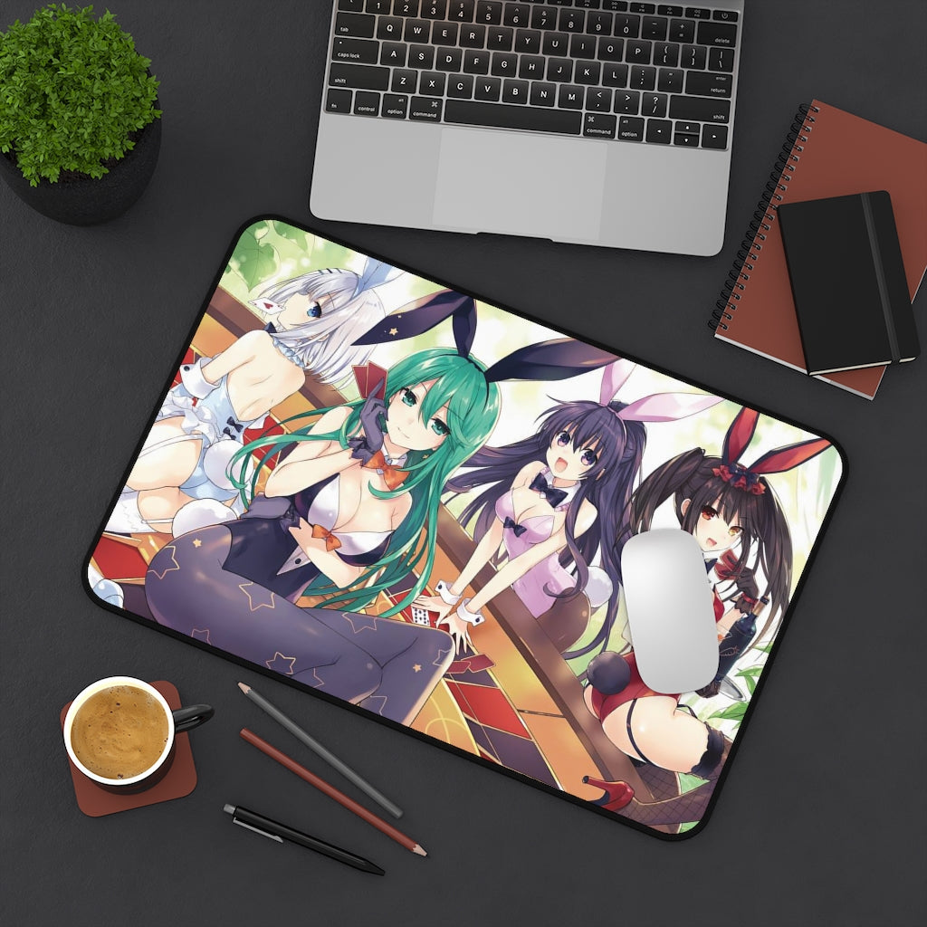 Date A Live Sexy Mousepad - Bunny Girl Waifus Desk Mat - Ecchi Playmat