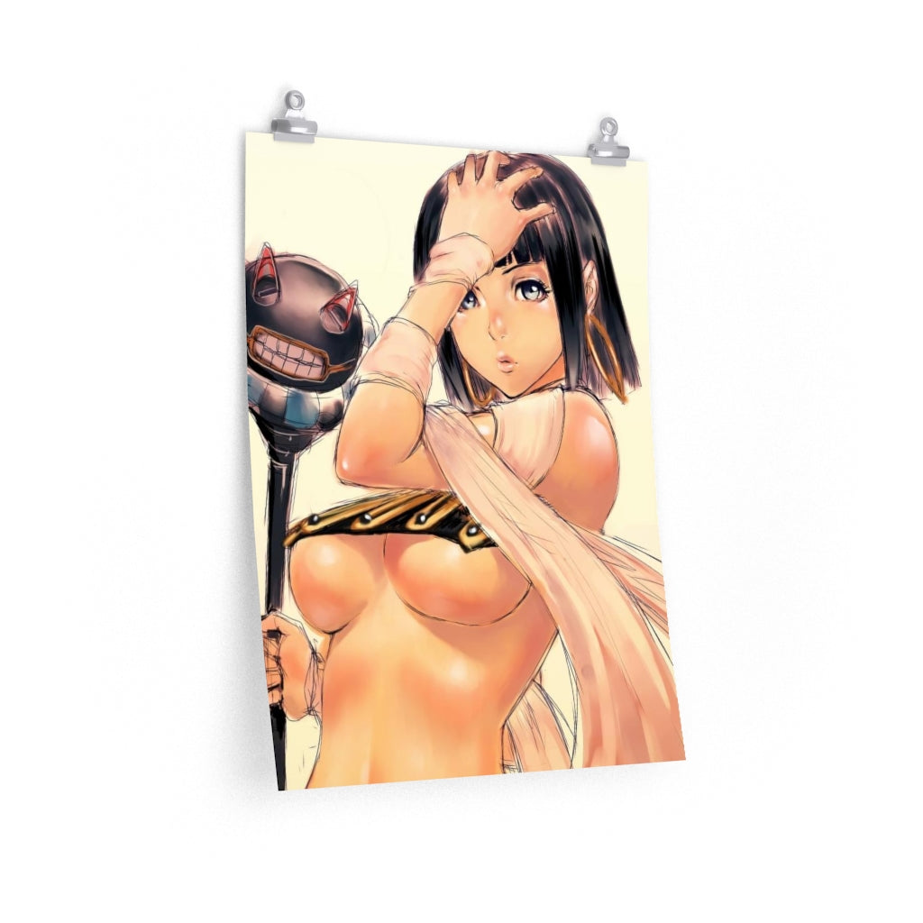 Ancient Princess Menace and Setra Queen's Blade Poster - Lewd Premium Matte Vertical Poster - Adult Wall Art