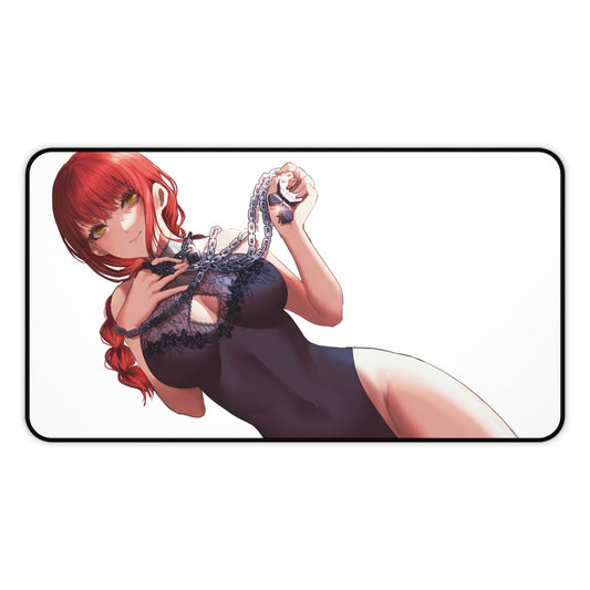 Chainsaw Man Ecchi Mousepad - Makima Bodysuit Large Desk Mat - Sexy Anime Playmat