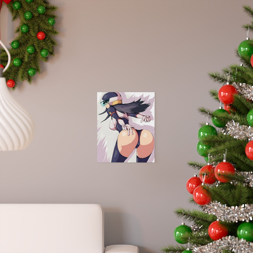 Fujimura Shizuru Shinkon Gattai Godannar Poster - Lewd Premium Matte Vertical Poster - Adult Wall Art