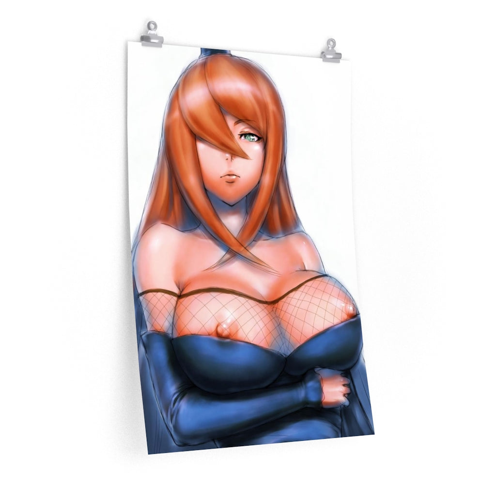 Terumi Mei Naruto Poster - Lewd Premium Matte Vertical Poster - Adult Wall Art