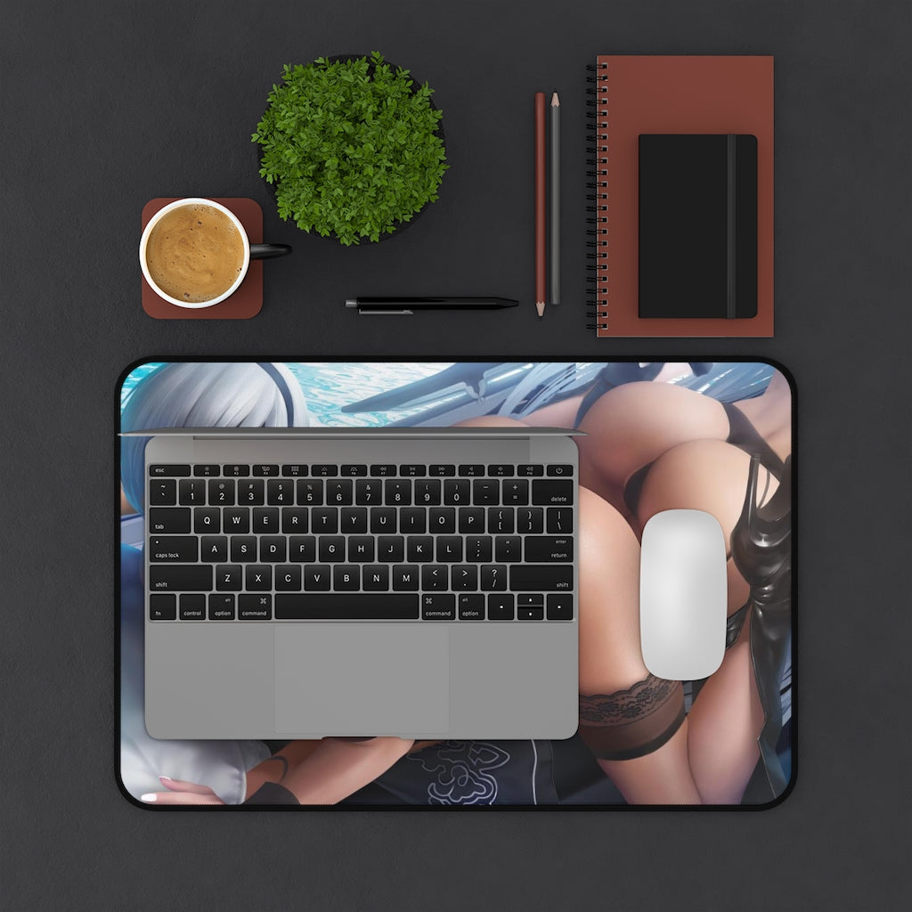 Thicc 2B Ecchi Mousepad - Nier Automata Desk Mat - Large Mouse Pad - MTG Playmat