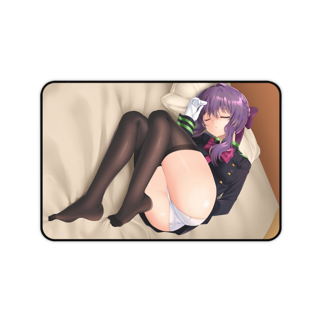 Seraph of The End Sexy Mousepad - Cute Butt Hiragi Shinoa Desk Mat - Ecchi Manga Playmat