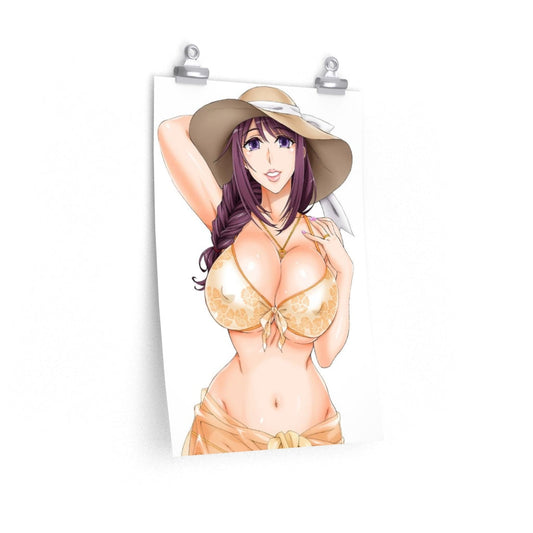 Ryuuzouji Sanae Sexy Bikini Walkure Romanze Poster - Lewd Premium Matte Vertical Poster - Adult Wall Art