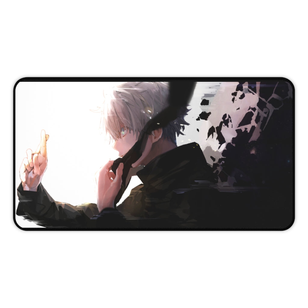 Gojo Satoru Mouse Pad - jujutsu kaizen desk mat , Large pad for Keyboard and Mouse Extended Size Desk. - The Mouse Pads Ninja 12" × 22" Home Decor