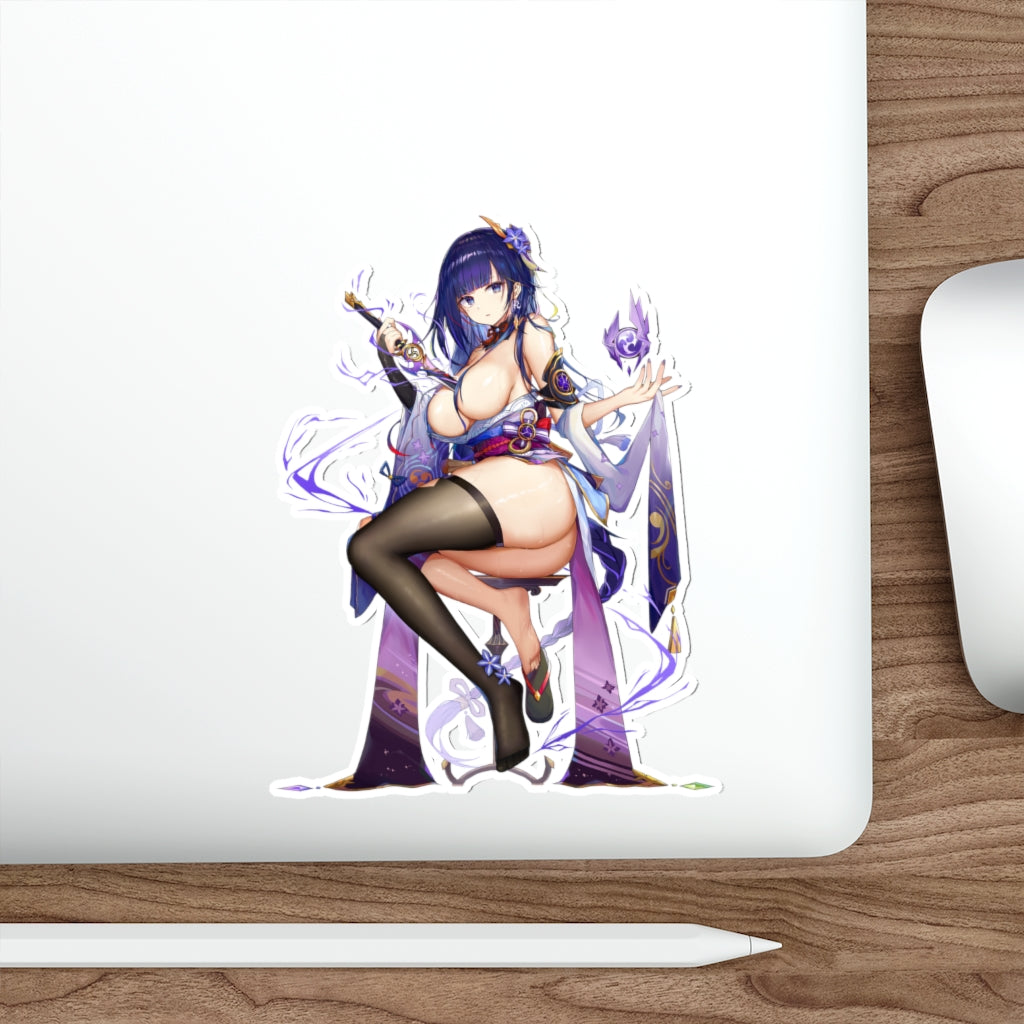 Genshin Impact Sexy Raiden Shogun Waterproof Sticker - Ecchi Vinyl Decal