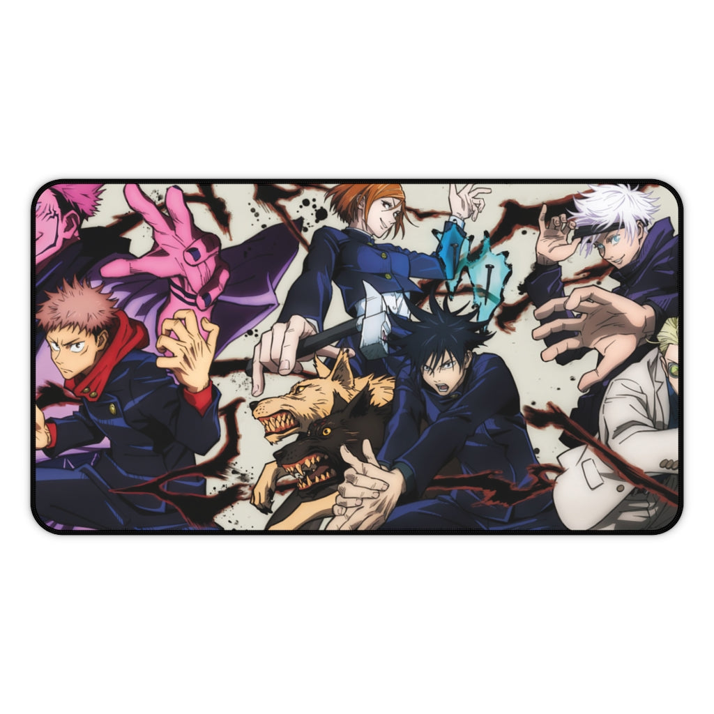 Jujutsu Kaisen Large Mouse pad / Desk mat - Legendary Characters - The Mouse Pads Ninja 12" × 22" Home Decor