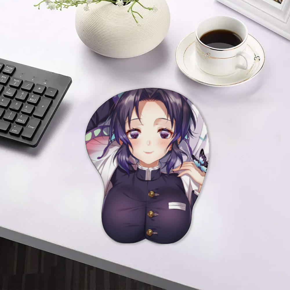 3D Silicone Mousepad | Oppai Mouse Pad | Silicone chest  mousepad