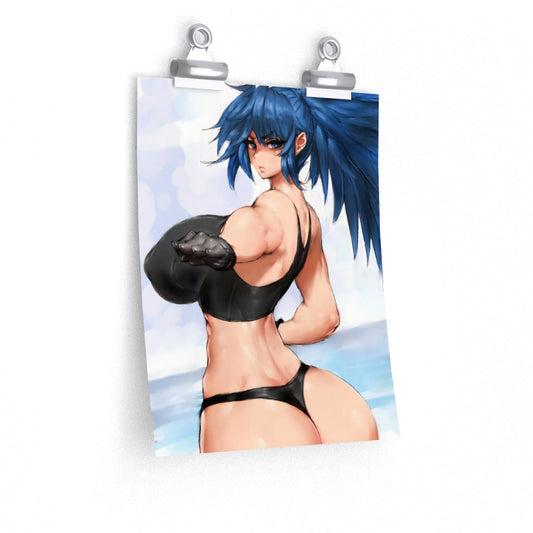 Leona Heidern The King Of Fighters Poster - Lewd Premium Matte Vertical Poster - Adult Wall Art