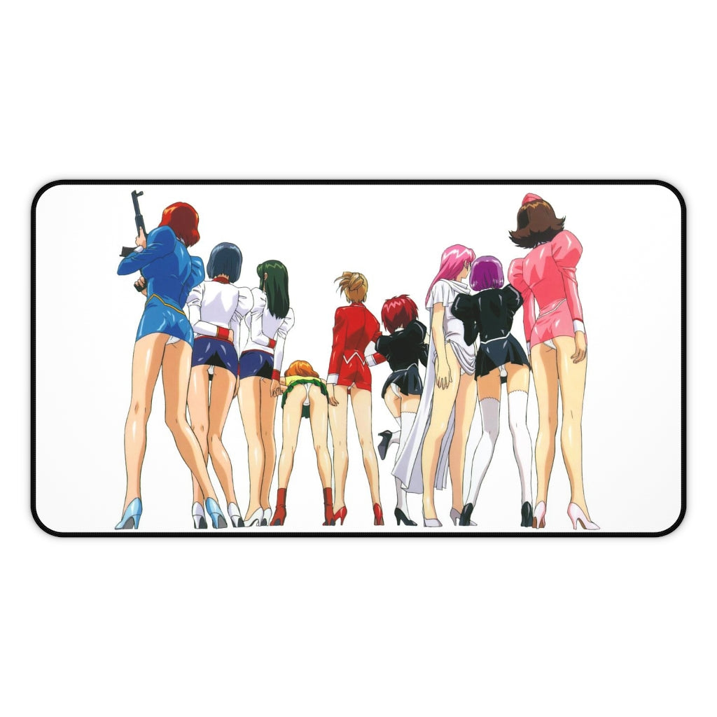 Agent Aika Sexy Waifus Panties Gaming Desk Mat - Anime Mousepad - Sexy Girl Playmat