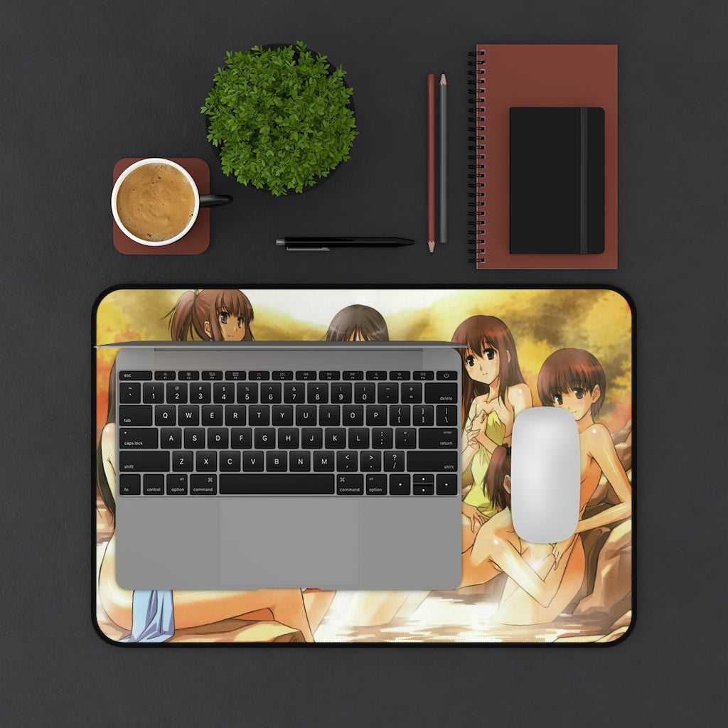 KimiKiss Pure Rouge Nude Onsen Waifus Desk Mat - Sexy Anime Girls Mousepad - Gaming Playmat