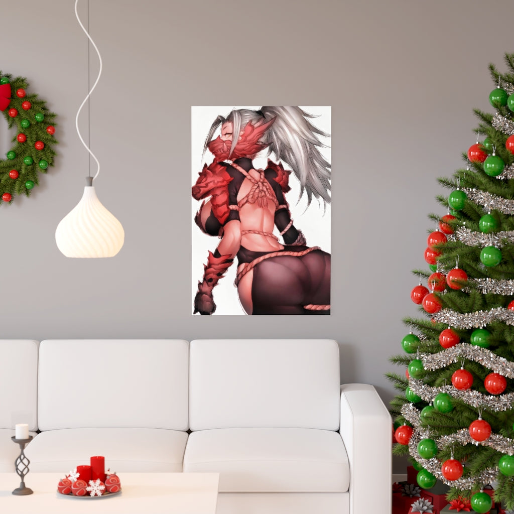 Odogaron Monster Hunter Poster - Lewd Premium Matte Vertical Poster - Adult Wall Art