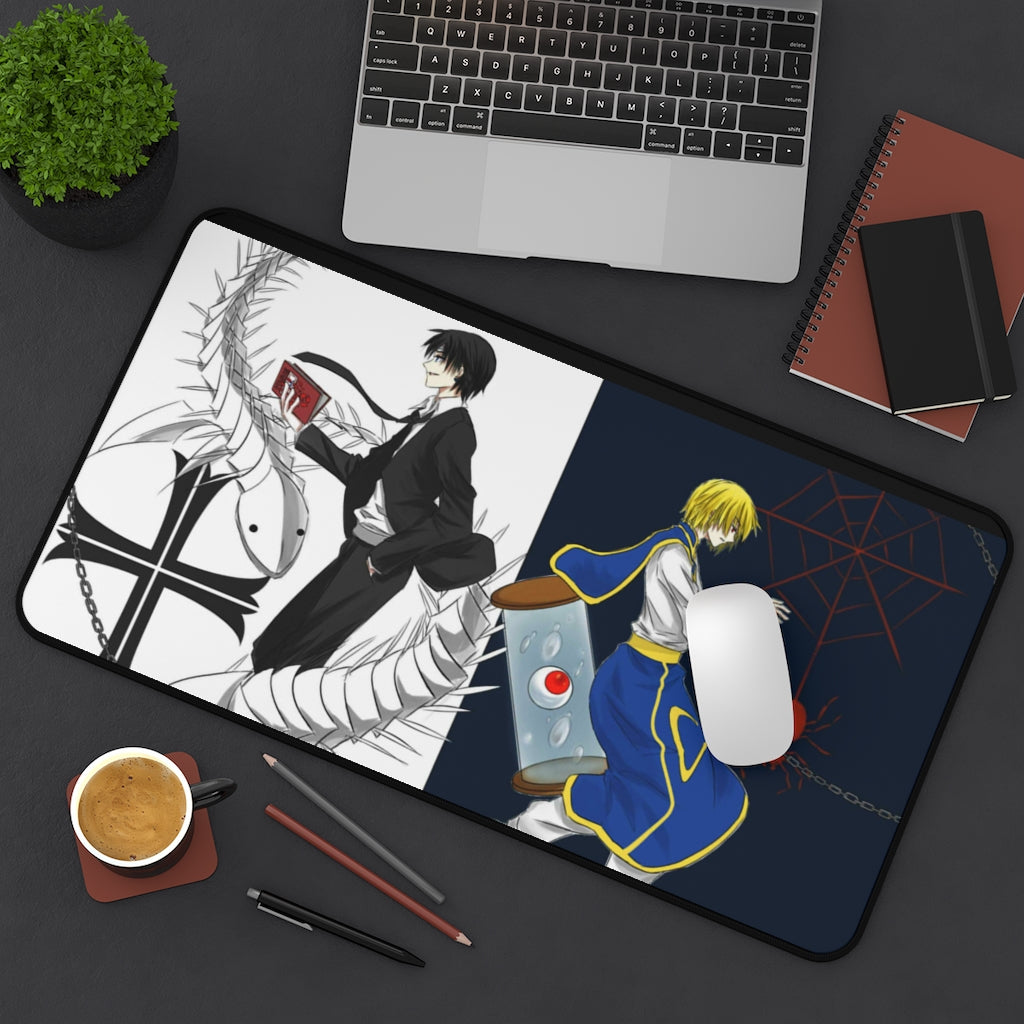 Hunter X Hunter anime Mouse Pad /Desk Mat - kurapika vs chrollo - The Mouse Pads Ninja Home Decor