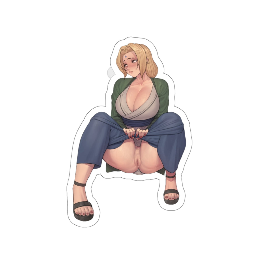 Hentai Pussy Tsunade Naruto Waterproof Sticker - Ecchi Vinyl Decal