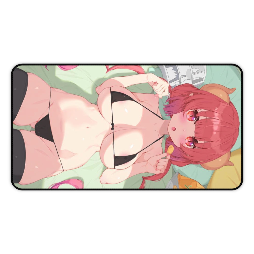 Sexy Bikini Waifu Ilulu Miss Kobayashi's Dragon Maid Desk Mat - Non Slip Mousepad