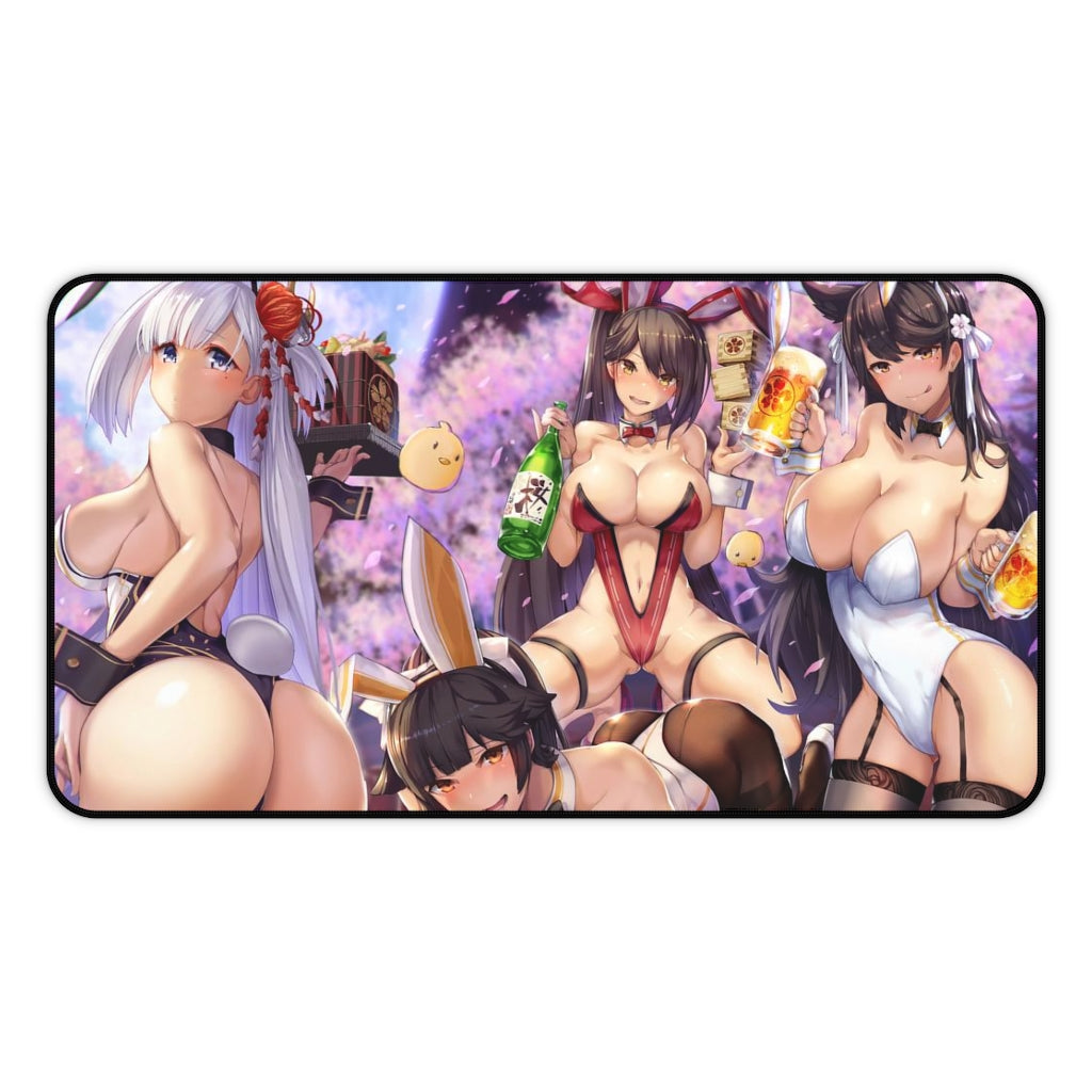 Azur Lane Sexy Mousepad - Bunny Girls Desk Mat - Ecchi Gaming Playmat