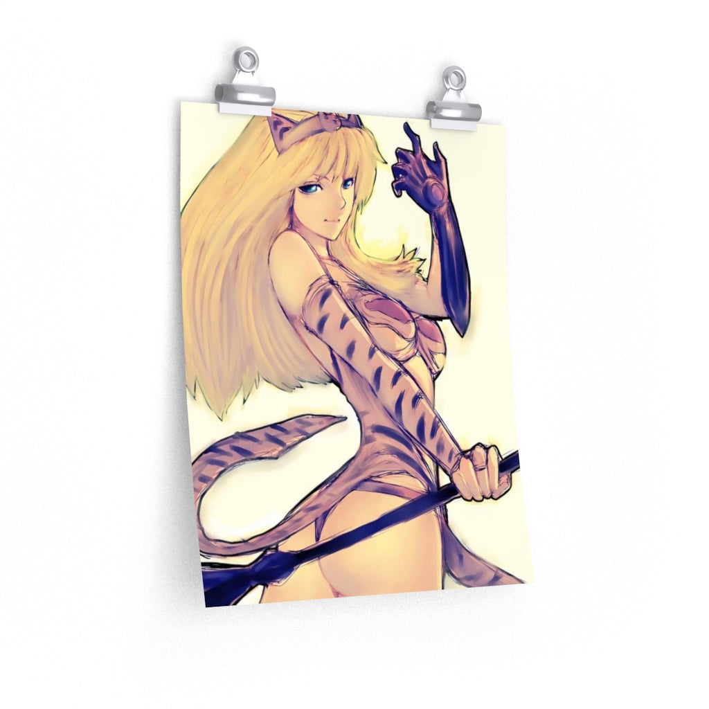 Elina And Elina Queen S Blade Poster - Lewd Premium Matte Vertical Poster - Adult Wall Art