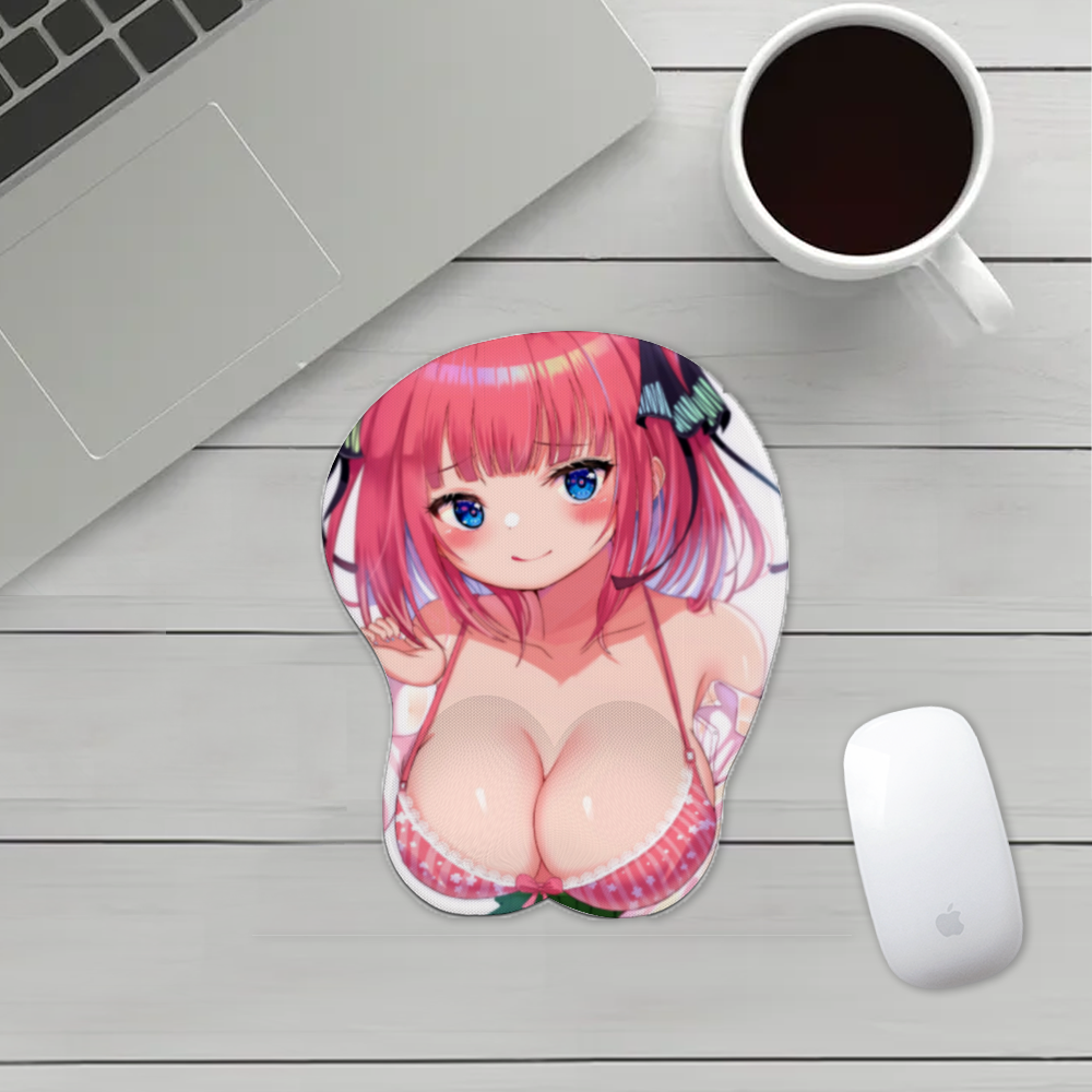 3D Silicone Mousepad | Oppai Mouse Pad | Silicone chest  mousepad