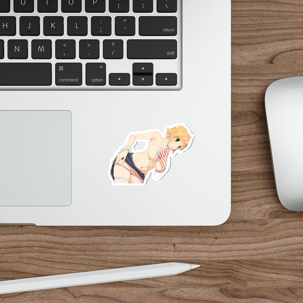 Hanabi Senran Kagura Hentai Tits Waterproof Sticker - Ecchi Vinyl Decal