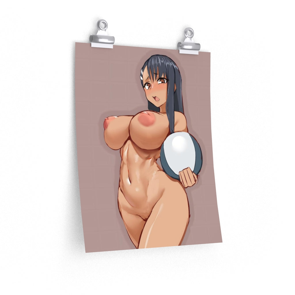 Nude Nagatoro Hentai Poster - Lewd Premium Matte Vertical Poster - Adult Wall Art