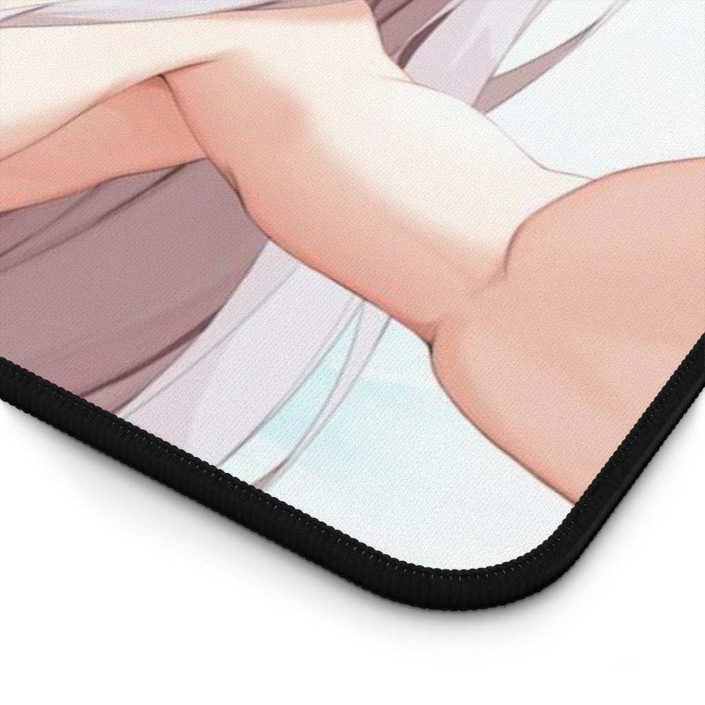 Re Zero Sexy Mousepad - Rem And Emilia Big Boobs Waifus Ecchi Desk Mat - Anime Isekai Playmat