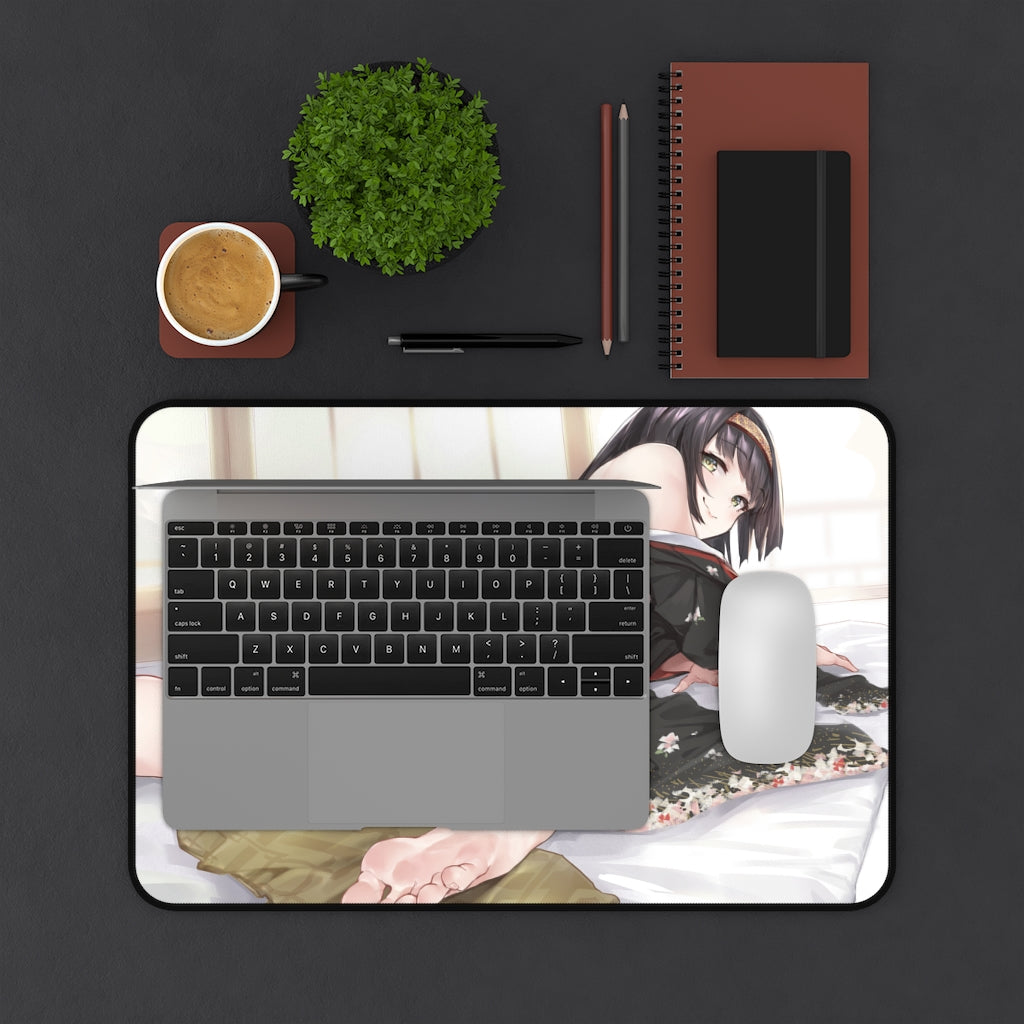 Renge Bishoujo Mangekyou Hot Ass Desk Mat - Non Slip Mousepad