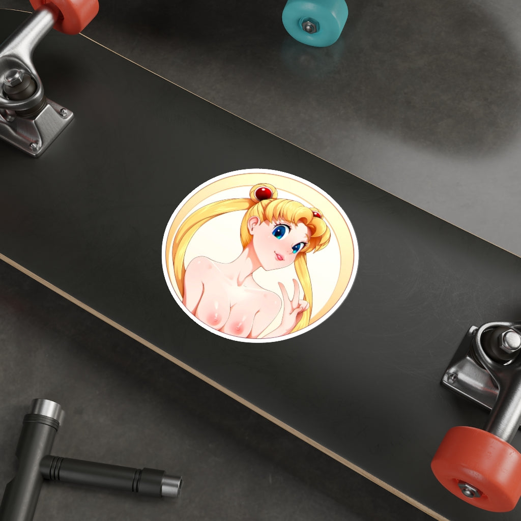 Sexy Usagi Tsukino Waterproof Sticker - Sailor Moon Ecchi Vinyl Car Decal - 5 Sizes