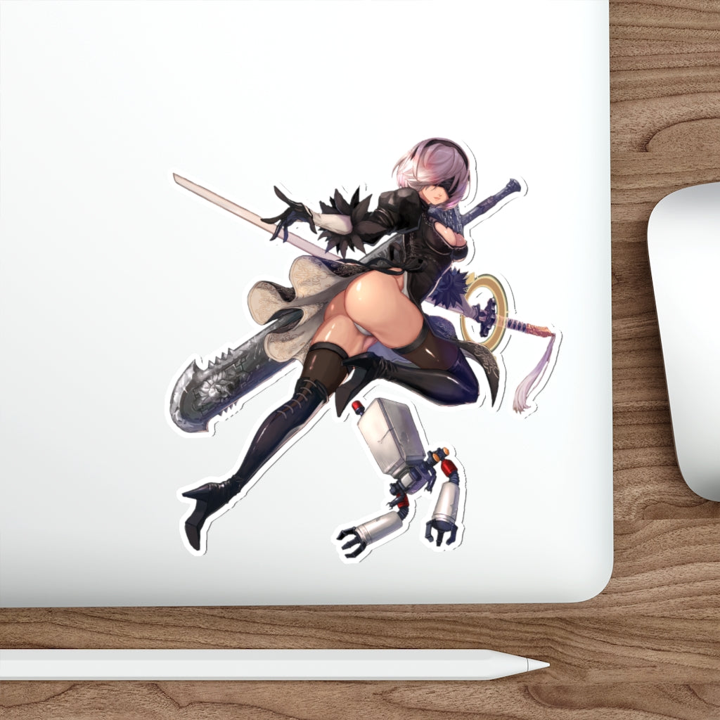 Nier Automata Sexy 2B Yorha Waterproof Sticker - Ecchi Vinyl Decal