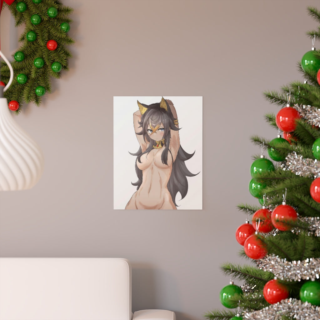 Nude Dehya Genshin Impact Poster - Lewd Premium Matte Vertical Poster - Adult Wall Art