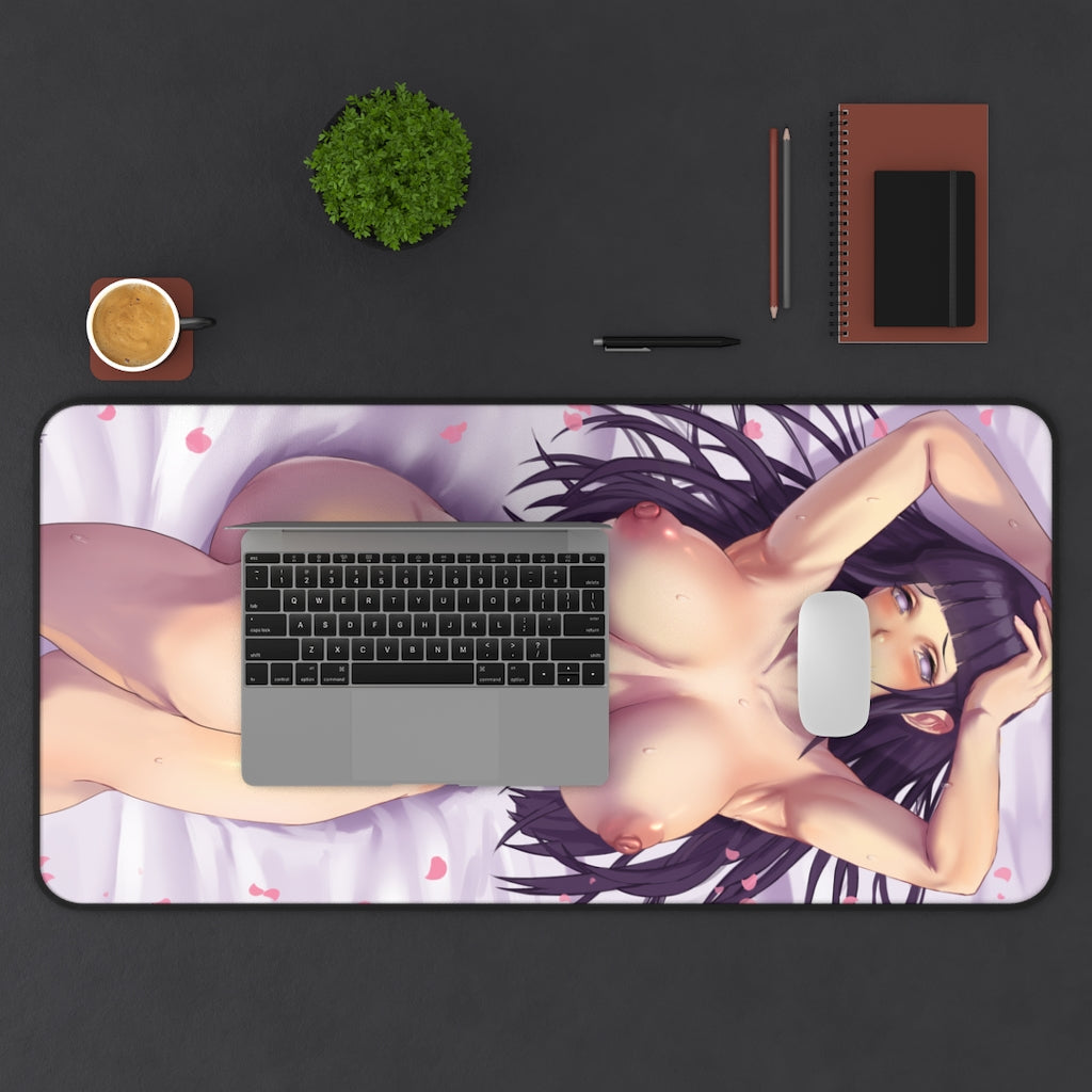 Nude Hinata Big Boobs Naruto Desk Mat - Lewd Mousepad - Sexy Anime Girl Playmat