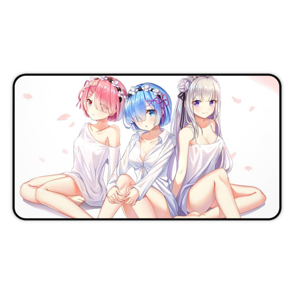 Re Zero Sexy Mousepad - Sexy Waifus Desk Mat - Ecchi Playmat